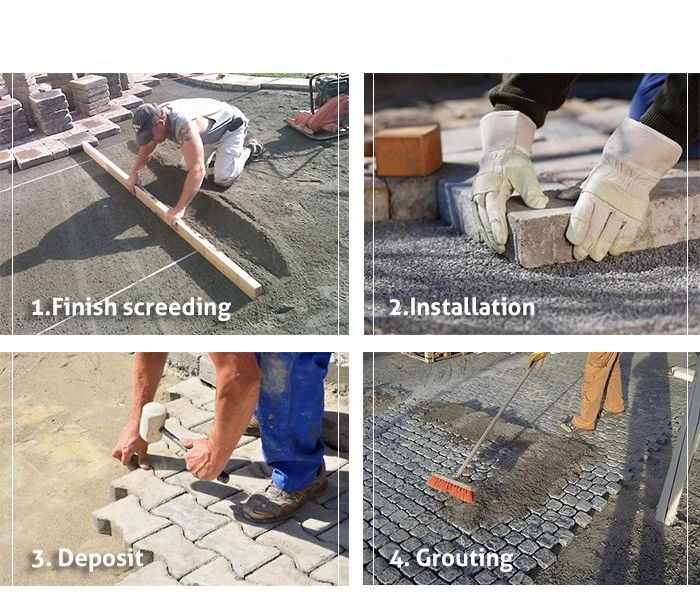 paving stone installation