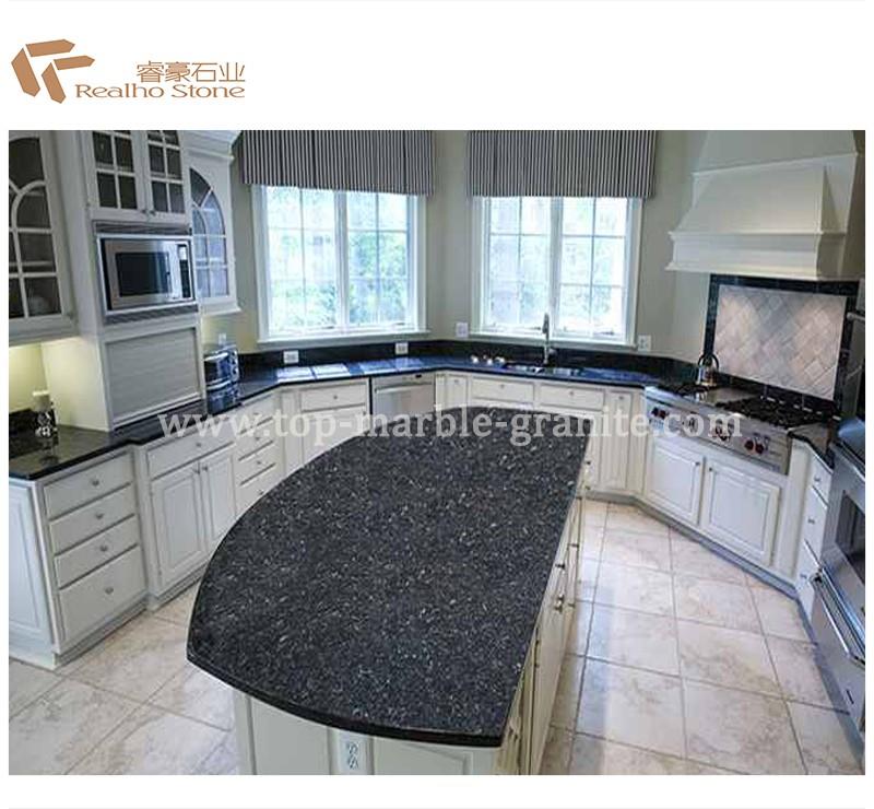 Blue Pearl Granite Kitchen Island