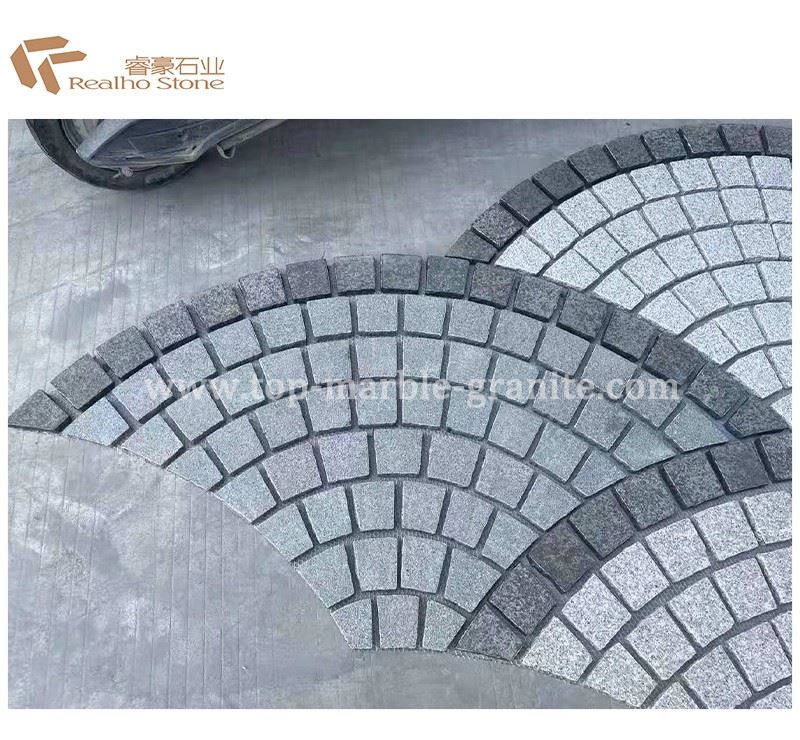 Dark granite paver