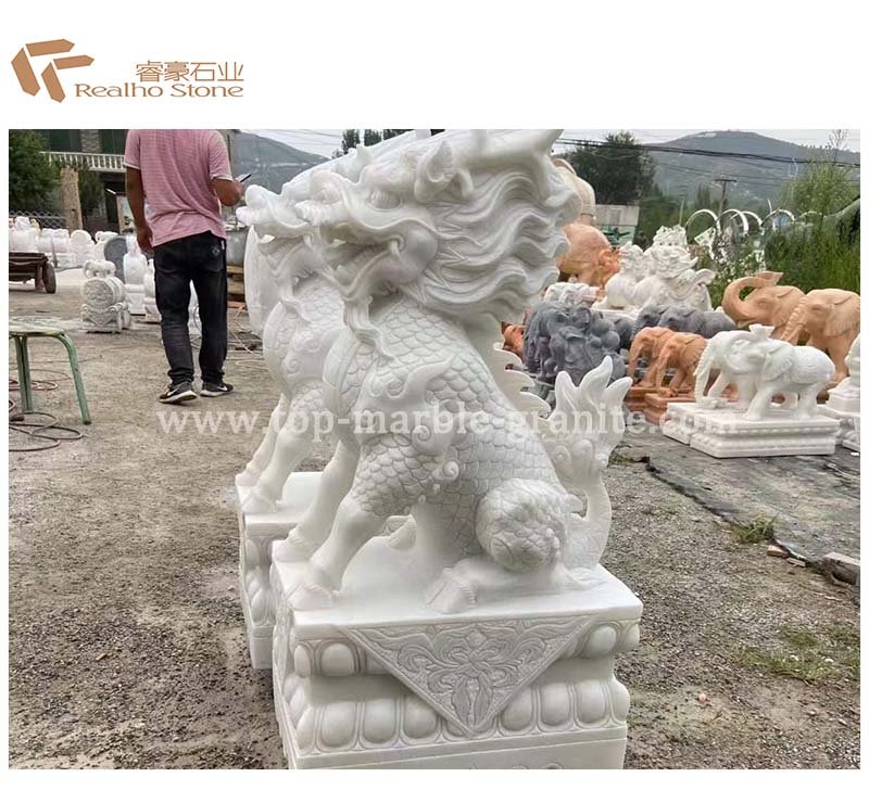 marble kylin statue