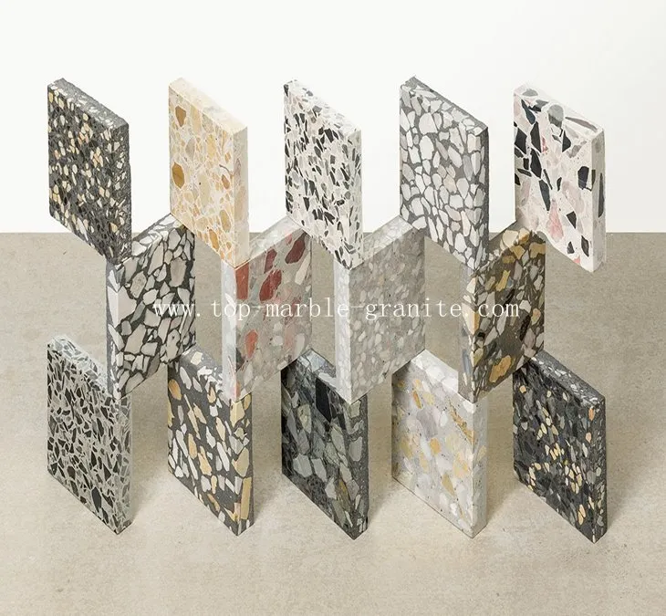 Various terrazzo blocks Various terrazzo blocks