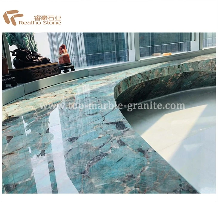 Brésil Amazon Green Marble pour décoration domestique