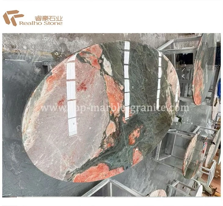 pink marble coffee table