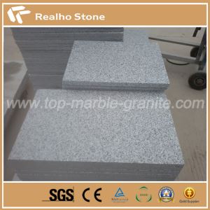 Carreaux de granit flammé gris moyen G603 pour le pavage extérieur