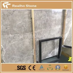 Dalles de marbre gris de Turquie pour la décoration de plancher / mur