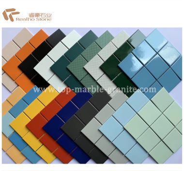 Tuiles de mosaïque en céramique de couleur variable