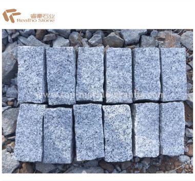 G603 Gris Granite Paving Cobble Stone Prix