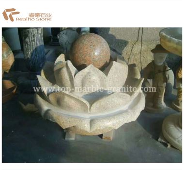 Fontaine statuaire avec design extérieur Roliing Ball